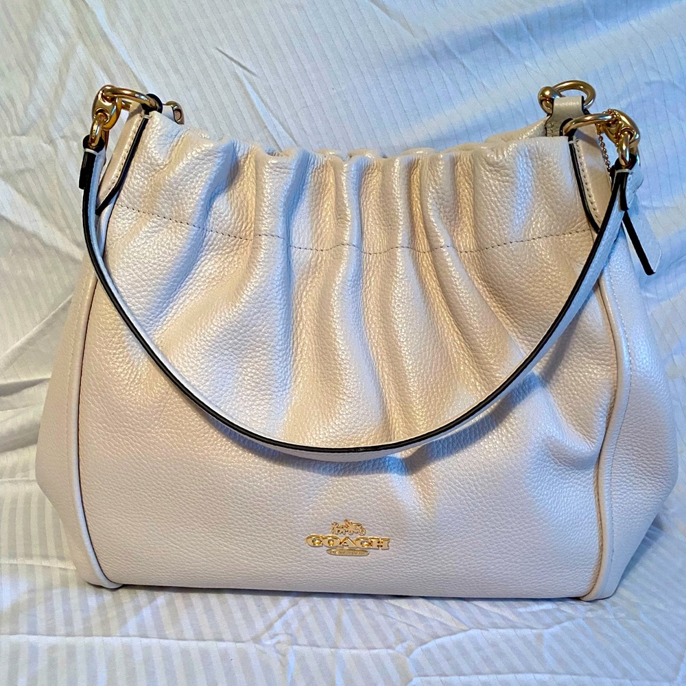 Coach Maya Shoulder Bag- white